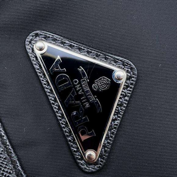 Prada Nylon Saffiano Shoulder Bag Black - Picture 6 of 14